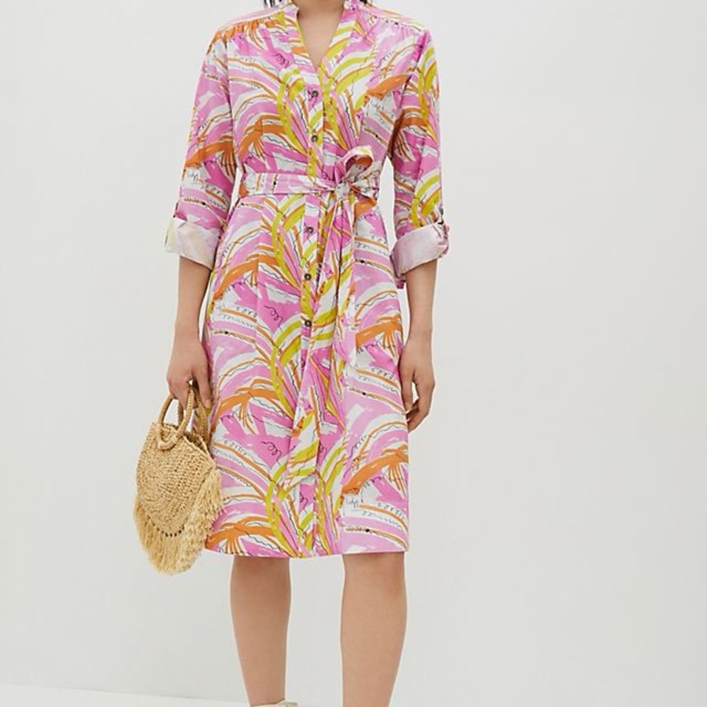 Vera for Anthropologie‎ Confetti Tie-Waist Dress